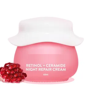 Night Retinol Ceramide Night Cream Anti Aging Cream For Women & Men Oil Free & Non Sticky Moisturizer For Youthful Skin For All Skin Types 60ml