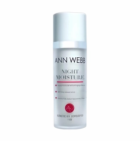 Night Moisture Lotion - All Natural Thick Night Moisturizer for Face w/Retinol - Intense Soothing Night Cream for Firming, Anti-Aging & Wrinkle Cream - For Dry, Normal & Oily Skin 1oz