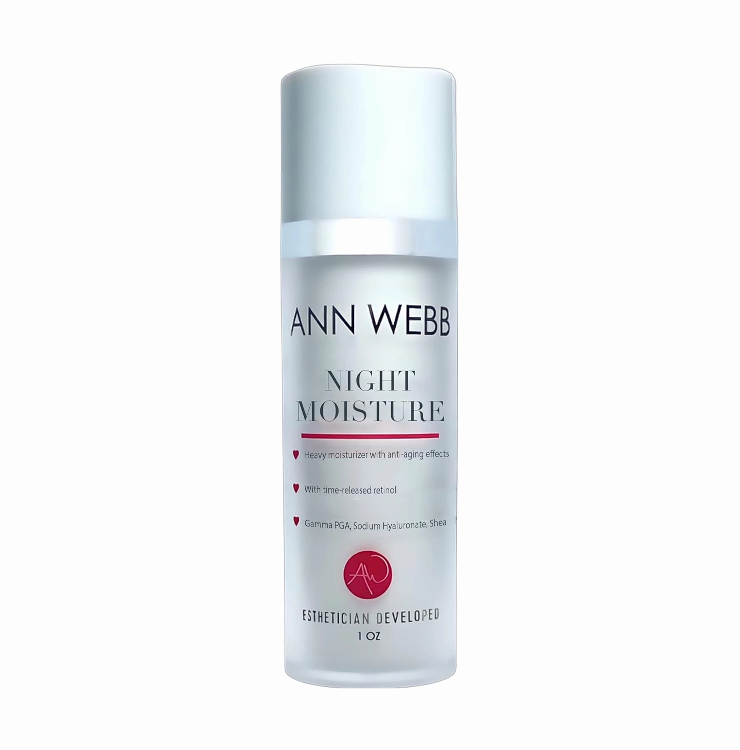 Night Moisture Lotion - All Natural Thick Night Moisturizer for Face w/Retinol - Intense Soothing Night Cream for Firming, Anti-Aging & Wrinkle Cream - For Dry, Normal & Oily Skin 1oz