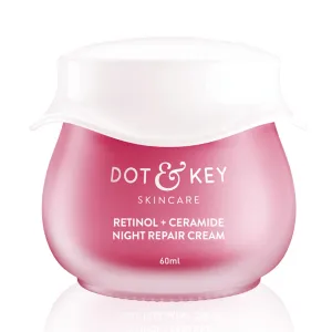 Nutranix Hrz Night Reset Retinol   Ceramide Night Cream | Aging Cream For Women & Men | Reduces Fine Lines & Wrinkles | Oil Free & Non Sticky Moisturizer | For Glowing Youthful Skin | For All Sk