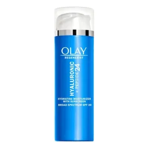 Olay Regenerist Hyaluronic   Peptide 24 Face Moisturizer, Fragrance-Free, SPF 30, 1.7 oz