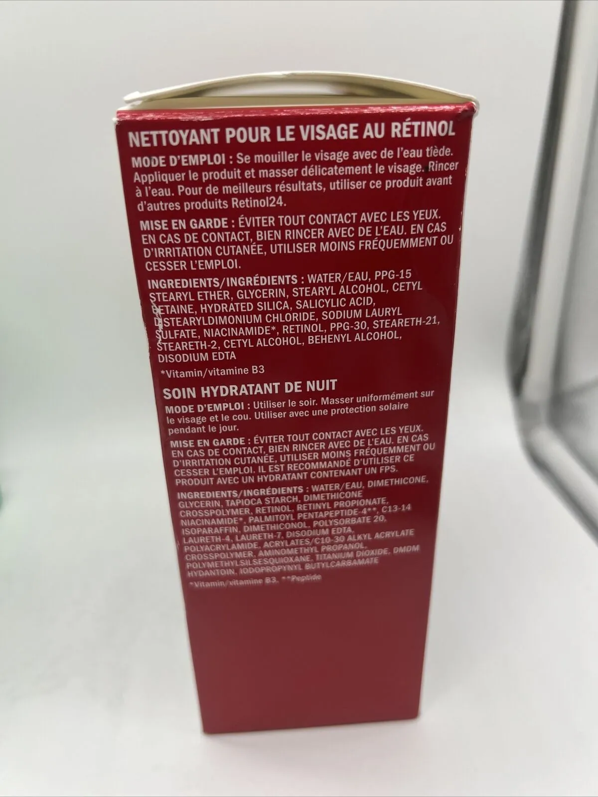 Olay Regenerist Retinol 24   Peptide Night Moisturizer 1.6oz  Face Cleanser 5oz