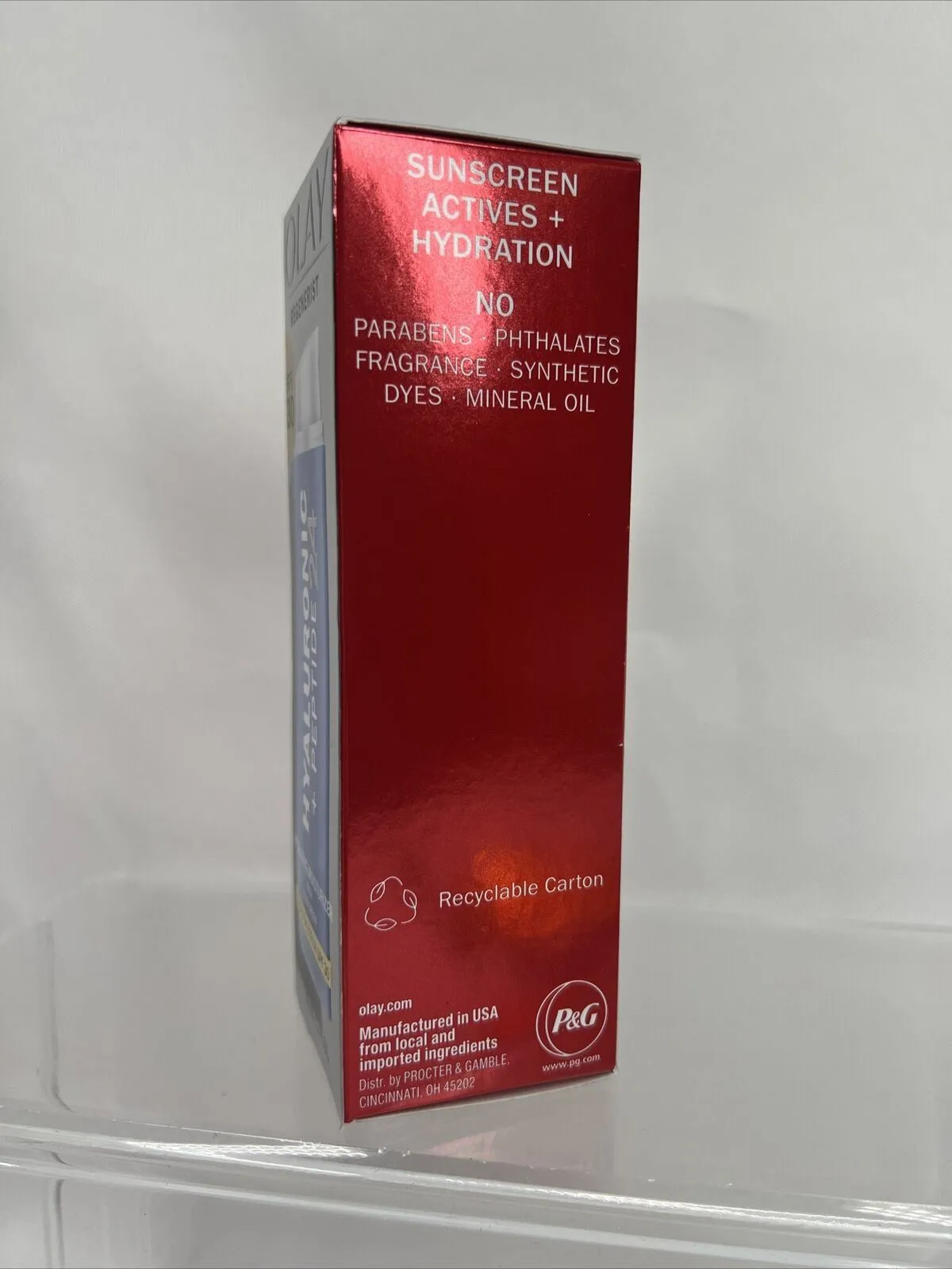 Olay Regenerist SPF30 Hyaluronic   Peptide 24 Moisturizer 1.7oz 6/24 COMBINESHIP