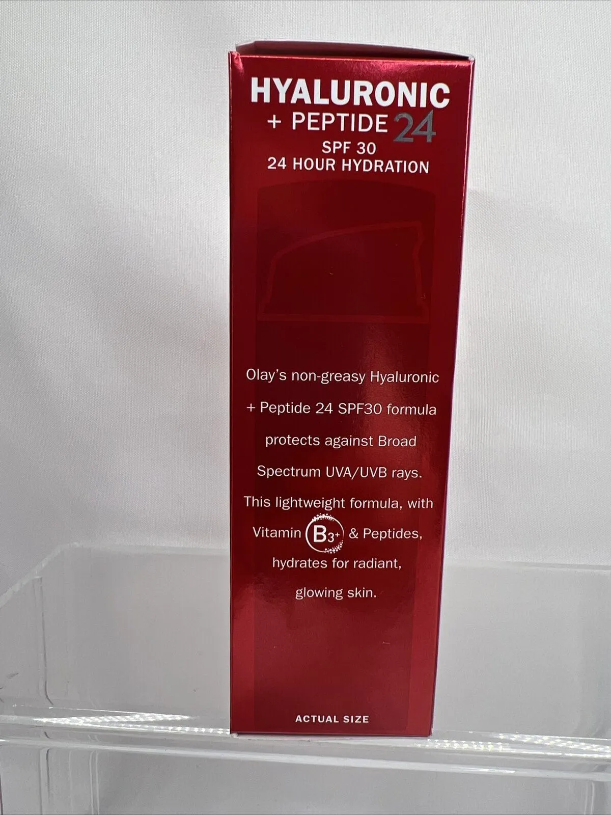 Olay Regenerist SPF30 Hyaluronic   Peptide 24 Moisturizer 1.7oz 6/24 COMBINESHIP