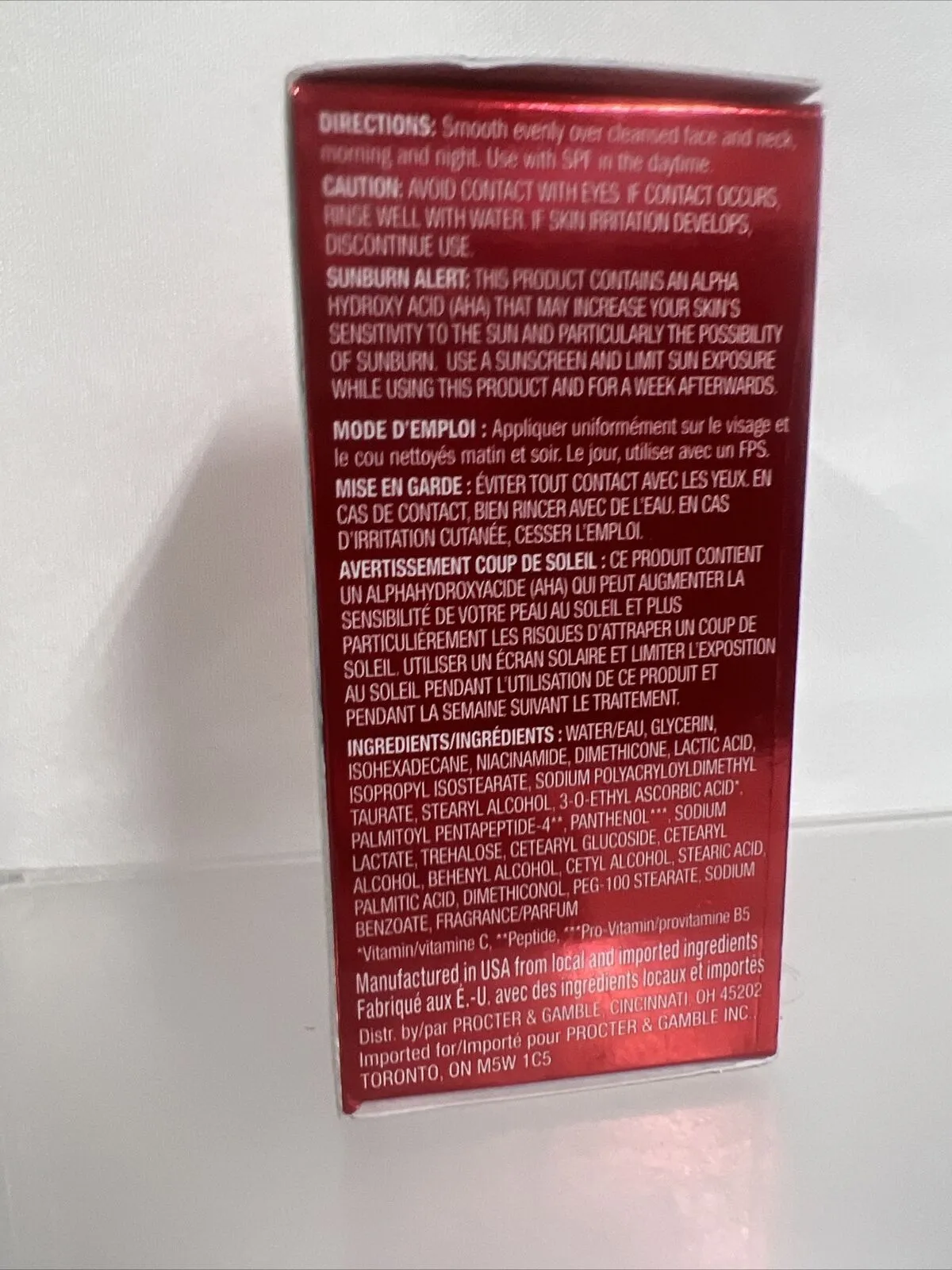 Olay Regenerist Vitamin C   Peptide 24 Hydrating Moisturizer Eye Face Wrink .5oz