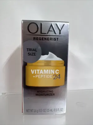 Olay Regenerist Vitamin C   Peptide 24 Hydrating Moisturizer Eye Face Wrink .5oz