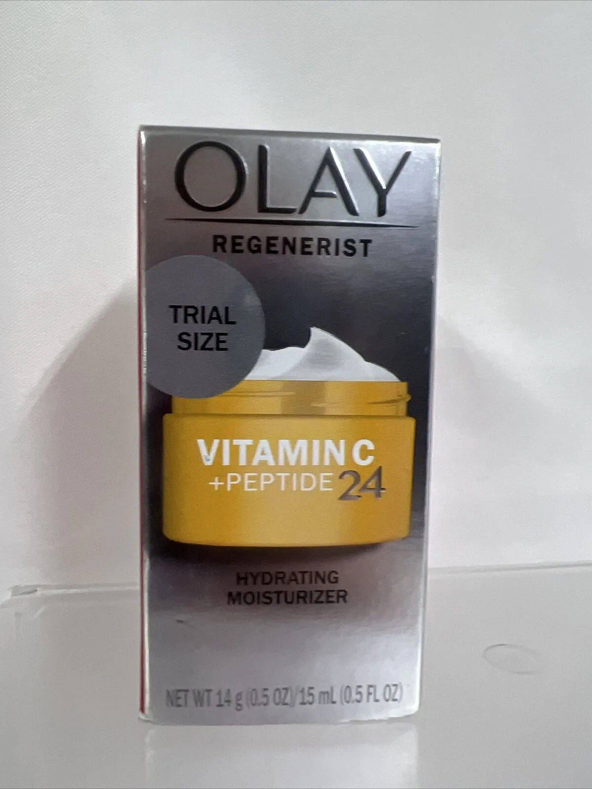 Olay Regenerist Vitamin C   Peptide 24 Hydrating Moisturizer Eye Face Wrink .5oz
