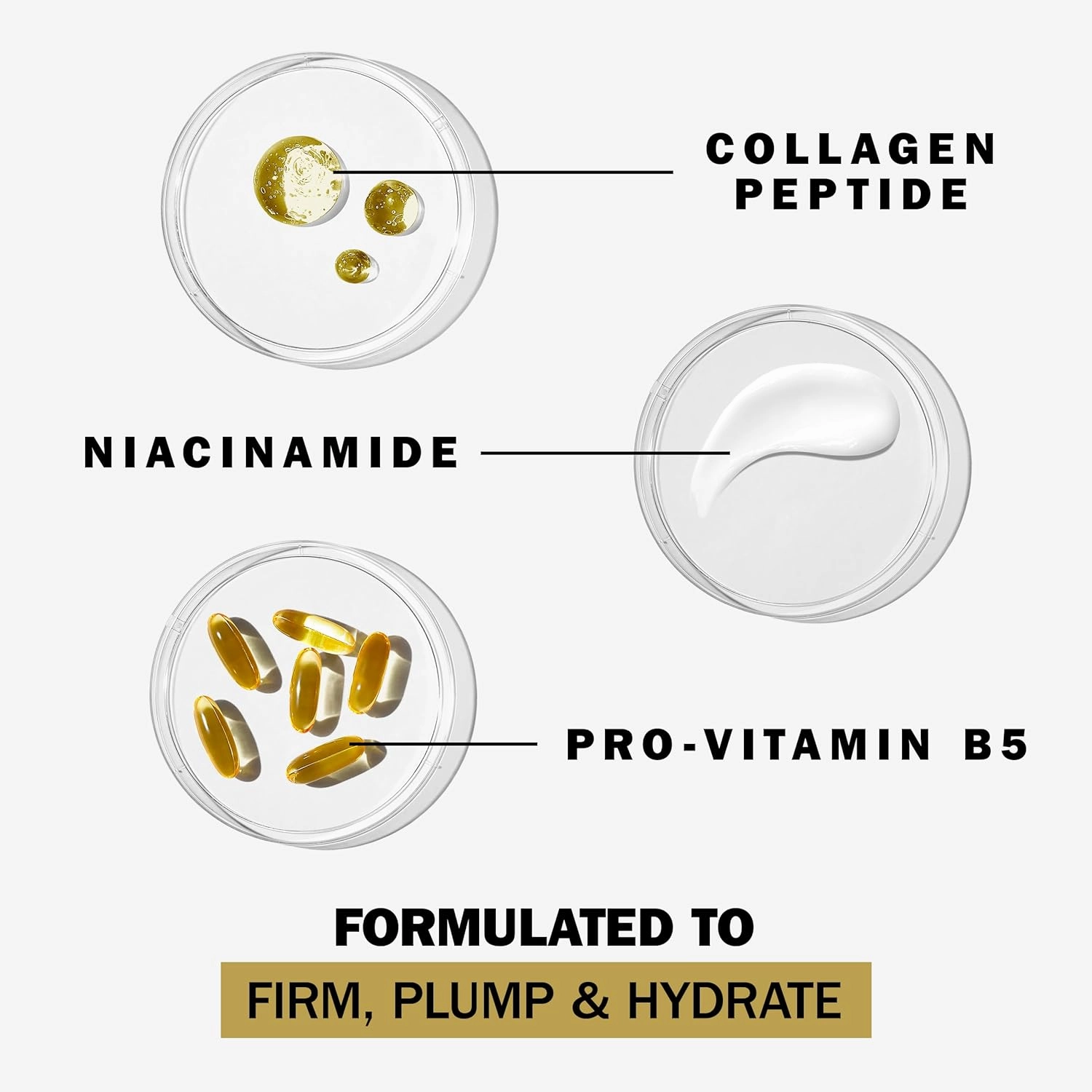 Olay Collagen Peptide MAX Face Moisturizer, Firm - Plump - Hydrate, Fragrance Free Cream with Vitamin B3, 1.7 oz