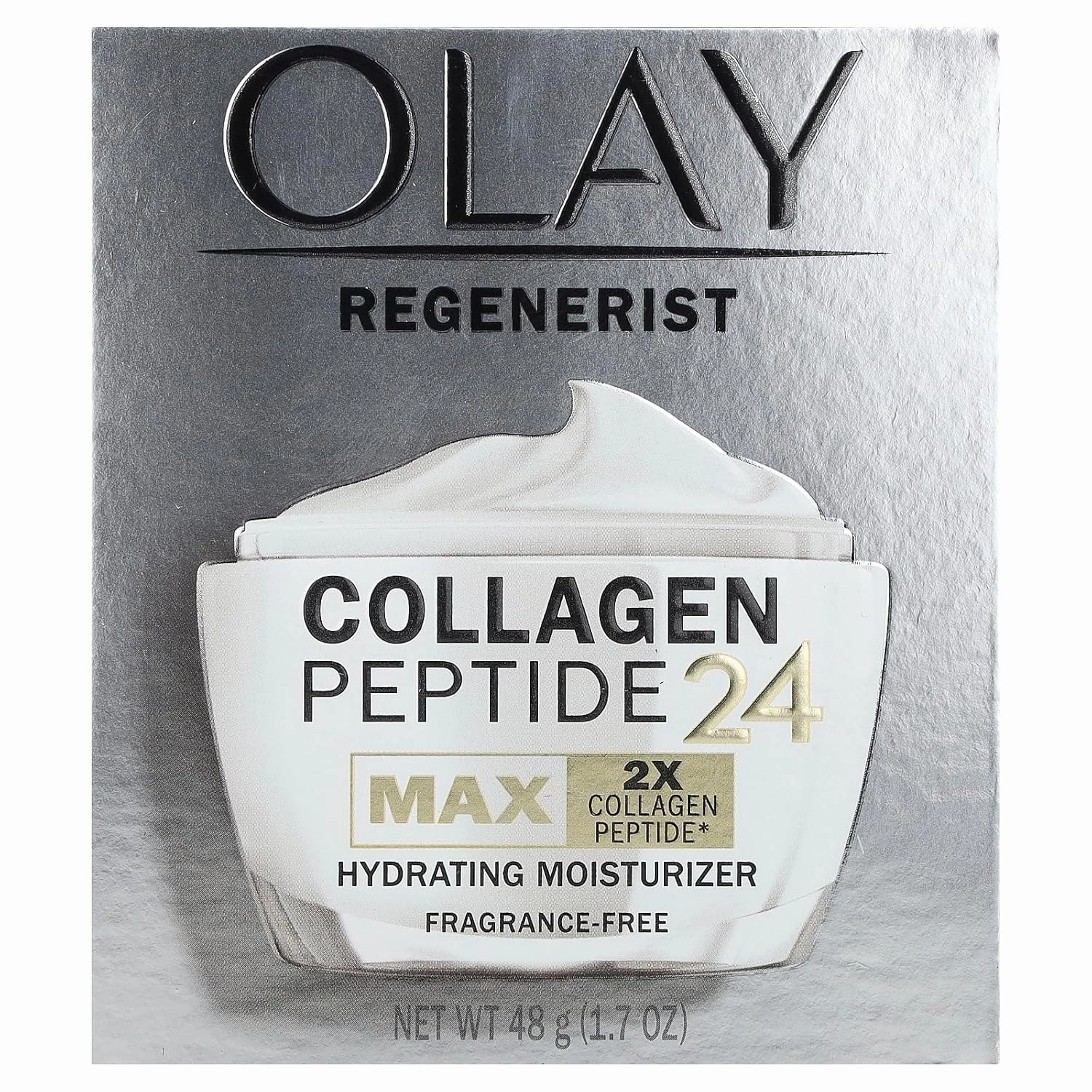 Olay Regenerist Collagen Peptide 24 MAX Face Moisturizer - Fragrance Free - 1.7oz