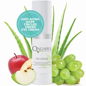Ongaro Beauty - Eye Wrinkle Cream for Women & Men, Anti-Aging Dark Circles Under Eye Cream, Under Eye Cream for Puffiness and Bags Under Eyes, Hyaluronic Acid Eye Cream, Vitamins A, C & E - 0.5 Fl oz
