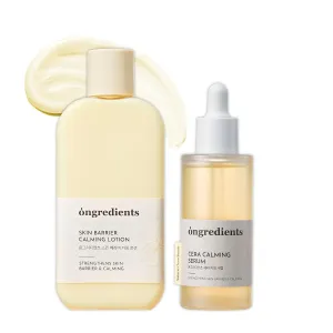 ONGREDIENTS Skin Barrier Lotion   Ceramide Serum Duo Set I Hydrating, Soothing, Calming, Skin Barrier Care for Dry, Sensitive Skin I Vegan, Korean Skin Care