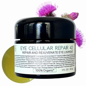 ORGANIC28 . 100% Organic Eye Cream – USA Made. 42 Botanicals. Eye Lift Moisturizer. Repair & Rejuvenate Under Eye Balm. Eye Wrinkle Cream For Women. Mens Eye Cream. Neroli Aromatherapy. 1.1 Fl. Oz