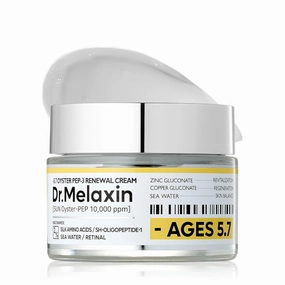 Oyster Pep3 Renewal Cream | Daily Anti-Aging Face Moisturizer, Skin Elasticity & Reduce Wrinkle, 50ml,1.69 fl oz.