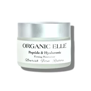 Peptide & Hyaluronic Firming Moisturizer, Anti-Aging Face Cream with Botanical Extracts, Fragrance Free