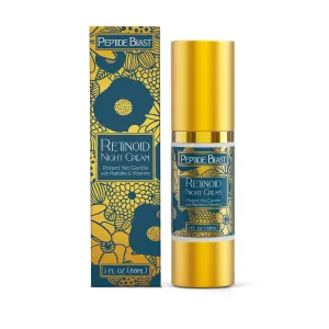 Peptide Blast Retinoid Night Cream – 2% Granactive Retinoid with Peptides, Snow Mushroom & Hyaluronic Acid – Gentle Night Moisturizer for Dry or Sensitive Skin