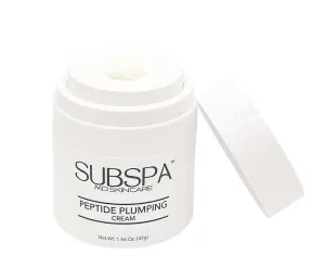 Peptide Plumping Cream – Doctor-Developed Anti-Aging Moisturizer with Peptides, Hyaluronic Acid & Resveratrol – Hydrates, Firms & Smooths Fine Lines – 1.66 oz