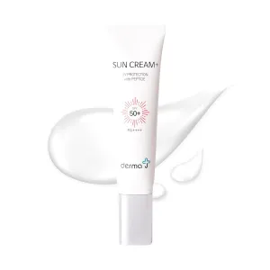 Peptide sunscreen with SPF 50  / PA     (50ml / 1.69 fl oz.) -Perfect UV Protection -Dermatologist Tested and Recommended -Daily Moisturizer Facial sunscreen for All Type of Skin