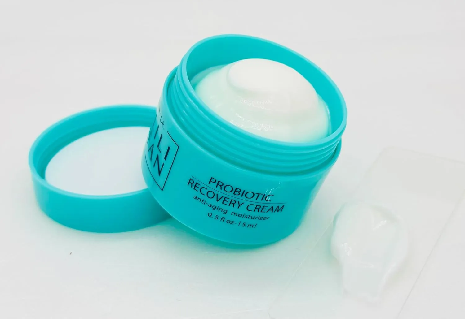 Probiotic Recovery Cream: Vegan Probiotic, Anti-Aging Face Cream for Skin Renewal. Boosts Skin's Collagen and Targets Wrinkles. Prevents Acne. Travel Size - 0.5 fl oz.