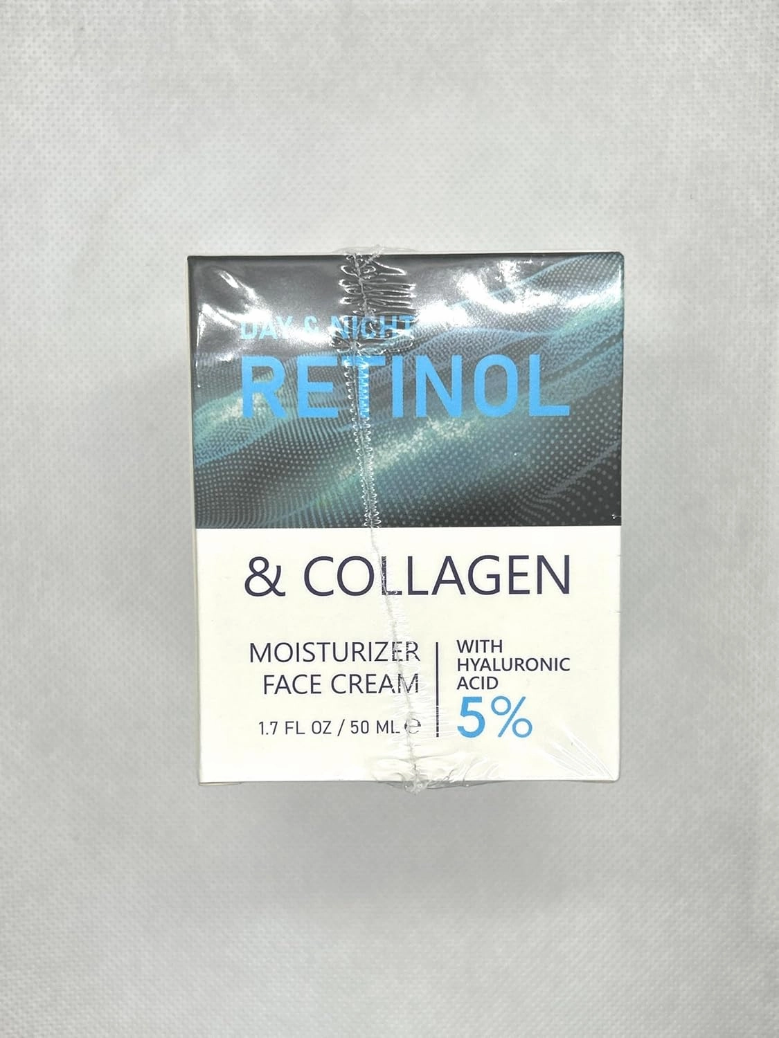 Retinol and Collagen Face Cream with 5% Hyaluronic Acid, Day & Night Moisturizer, 1.7 fl oz