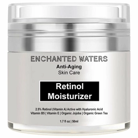 Retinol Cream for Face, Neck & Body – Anti-Aging Moisturizer with Hyaluronic Acid, Vitamin E, Collagen & Shea Butter – Fights Wrinkles, Fine Lines, Dark Spots – 1.7 oz Night Cream