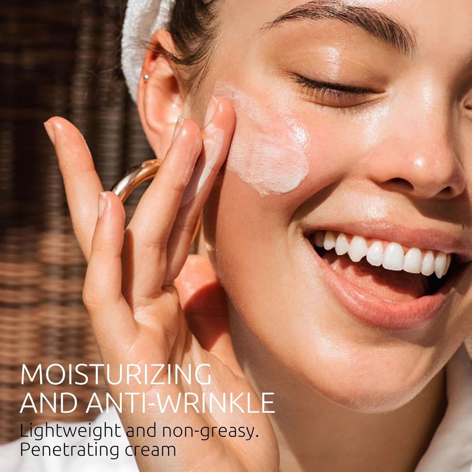 Retinol Cream for Face with Sodium Hyaluronate, Daily Hydration Anti-Aging Face Moisturizer Cream for Tightening Skin for Face, Neck, 50g