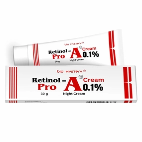 Retinol Pro Night Cream 0.1 (30 Gram / 1.0 Oz) for Beginners Pro Night Cream, Face Moisturizer for Wrinkle Reduction, Non-Greasy Formula for Daily Use 1.0 Oz