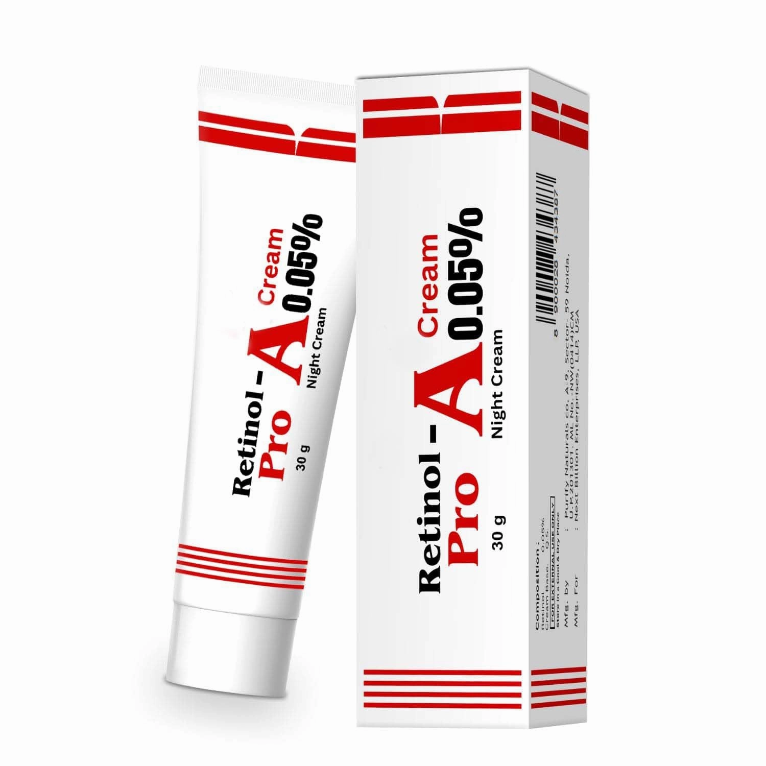 Retinol Pro Night Cream-0.5 For Beginners Pro Night Cream, Anti-Aging Face Moisturizer for Wrinkle Reduction, Night Repair Cream, Non-Greasy Formula for Daily Use 1.0 Oz
