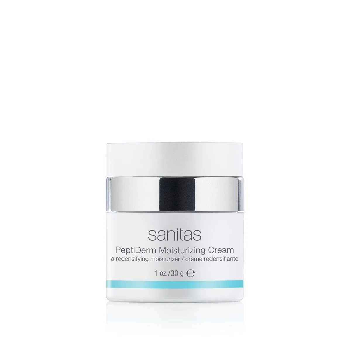 Sanitas Skincare PeptiDerm Moisturizing Cream, Peptides, Ultra Hydration, Moisturizer for Aging Skin, 1 Ounce