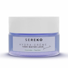 SERE'.KO Hydra Creme Ceramide Moisturizer, Skin Barrier Repair Cream, Long Lasting Hydration Up To 100 Hours, Locks Moisture, With Peptide All Skin Types, For Men & Women, 50ml (1.69 floz)