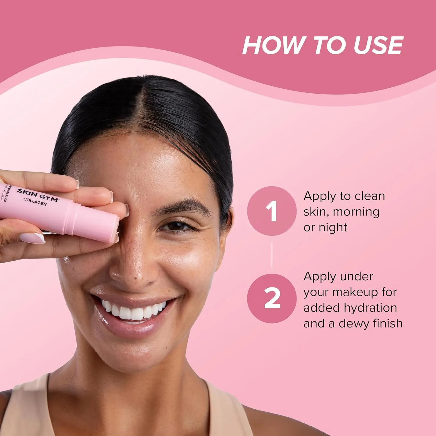 Skin Gym Power Face Serum Multi Balm Stick Collection Brighten, Hydrate, Smooth Fine Lines, and Uneven Skin Tone Face & Eye Moisturizer Sticks Hyaluronic Acid, Retinol, Collagen or Vitamin C