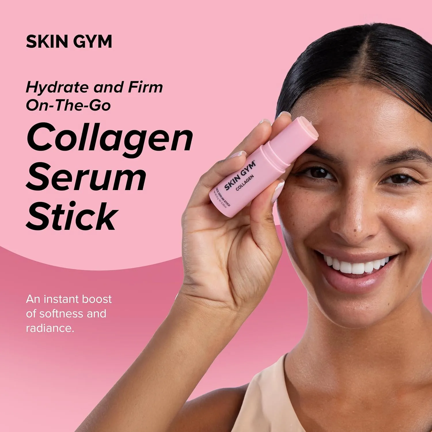 Skin Gym Power Face Serum Multi Balm Stick Collection Brighten, Hydrate, Smooth Fine Lines, and Uneven Skin Tone Face & Eye Moisturizer Sticks Hyaluronic Acid, Retinol, Collagen or Vitamin C