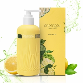 Skin Moisturizer for Dry Skin Women & Men, Full Body Lotion & Skin Cream with Hot Spring Yeast, Green Algae & Shea Butter from Japan, Citrus Scent, 8.45 Fl Oz