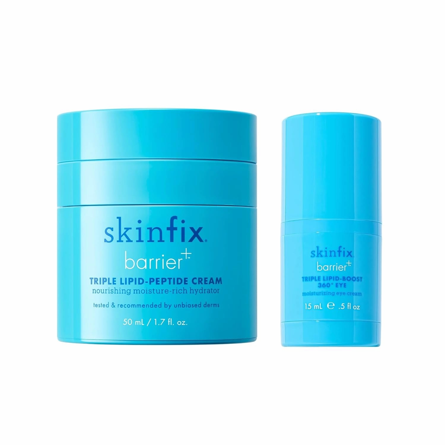 Skinfix Barrier  Triple Lipid-Peptide Cream (1.7 oz)   Barrier  Triple Lipid-Boost 360 Eye (0.5 oz) - Non-Comedogenic - Fragrance Free - Vegan, Cruelty Free
