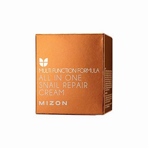 Snail Repair Cream 2.53 oz, Face Moisturizer with Snail Mucin Extract, All in One Snail Repair Cream, Recovery Cream, Korean Skincare with Snail Extract, Wirnkle & Blemish Care by Mizon (2.53oz 75ml)