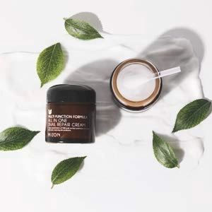 Snail Repair Cream 2.53 oz, Face Moisturizer with Snail Mucin Extract, All in One Snail Repair Cream, Recovery Cream, Korean Skincare with Snail Extract, Wirnkle & Blemish Care by Mizon (2.53oz 75ml)
