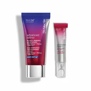 StriVectin Advanced Retinol Discovery Kit with Retinol Night Moisturizer, 1 oz, Multi Correct Eye Cream 0.5 oz, 2 Piece Kit for Wrinkles and Fine Lines