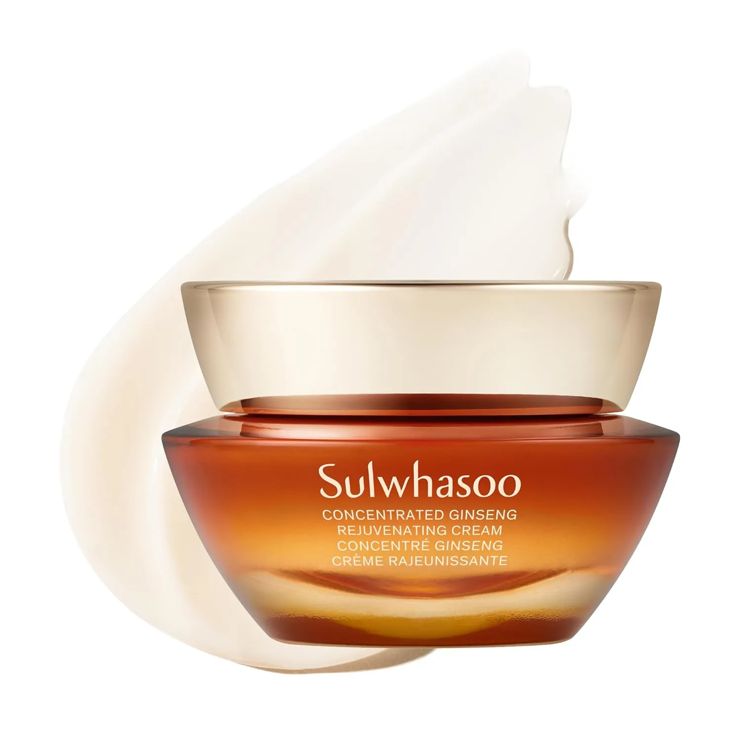 Sulwhasoo Concentrated Ginseng Rejuvenating Cream- Korean Ginseng & Peptide Anti-Aging Moisturizer with Vitamin C Derivative & Squalane for Wrinkles & Deep Hydration (Packaging May Vary)