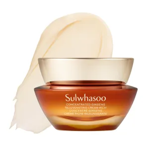 Sulwhasoo Concentrated Ginseng Rejuvenating Cream Rich- Korean Ginseng & Peptide Anti-Aging Rich Moisturizer with Retinol for Wrinkles, Firmness & Nourished Skin, 1.69 fl. oz. (Packaging May Vary)