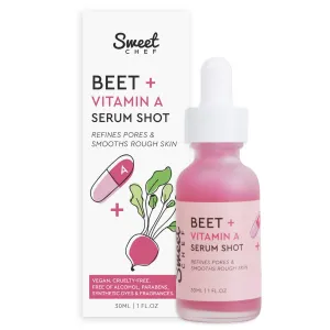Sweet Chef Beet   Vitamin A Serum Shot - Vitamin A (Retinol) Serum for Face with Seaberry Extract - Hydrates   Smooths the Look of Rough Skin and Pores for a Radiant Glow (30ml / 1 fl oz)