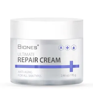 Ultimate Repair Cream - DMZ Natural Plant Complex Anti-Aging Wrinkle Repair Retinol Cream for Face - Face Moisturizer for Women - 8 Peptides complex, Collagen, Ceramides, Niacinamide - 2.46 oz
