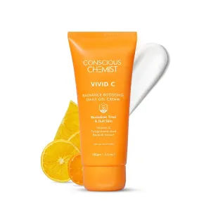 Vitamin C Cream with SPF30 PA    | 100g | Vitamin C Brightening Moisturizer, Face Cream for Men & Women, Daily Gel with Polyglutamic Acid All Skin Types - Vivid C (Buy 2 Quantity Get 1 Quantity Free)