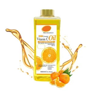 Vitamin C Oil,500ml Organic Vitamin C Body Oils, for Face and Body Moisturizer Nourishing Skin Care