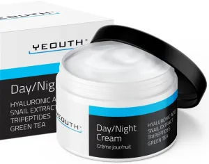 YEOUTH Day Night Cream for Face with Hyaluronic Acid, Snail Mucin and Copper Tripeptide,Hydrating Moisturizer Face Cream for Women and Men 2oz