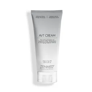 ZENMED AVT Cream - 2 oz. Repairing Moisturizer for Rosacea Sufferers Dry Damaged & Troubled Skin With Healing Oils Hyaluronic Acid Vitamins & Peptide Matrixyl